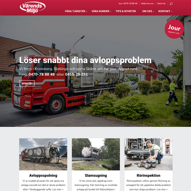 hemsida i WordPress till RoyalAir
