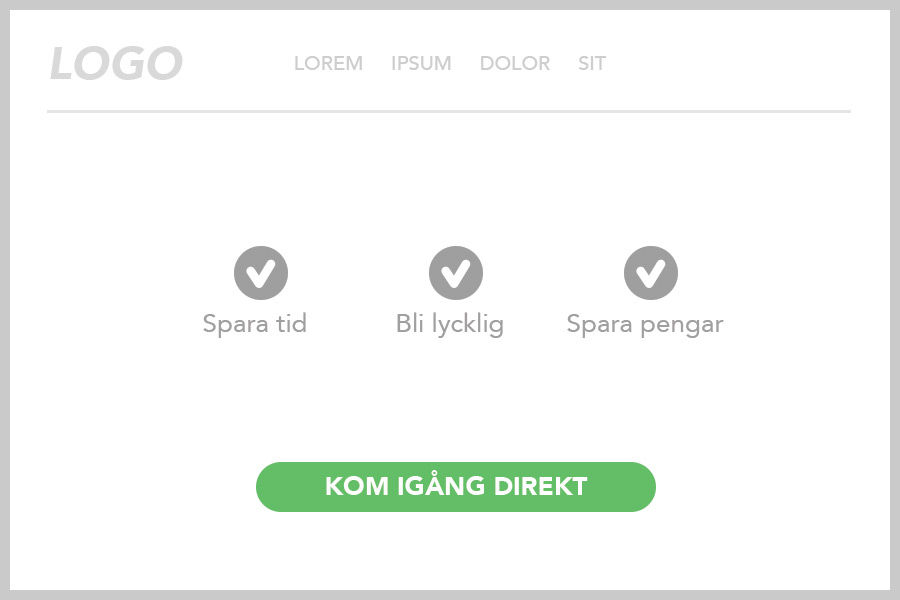 Lista fördelarna med dina tjänster
